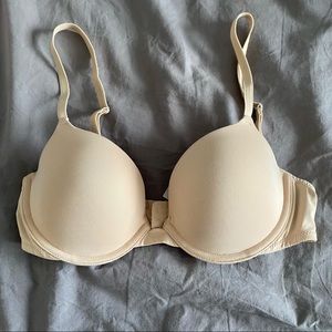 PINK Nude Lightly Lined Tshirt Bra - 32C